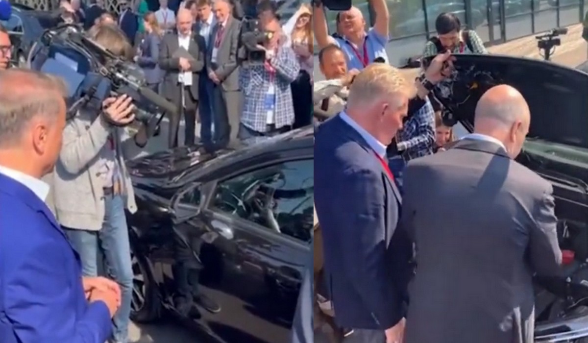 Rosjanie pokazali nową Ładę, ale nie odpaliła i prezes musiał sprawdzać co nie działa