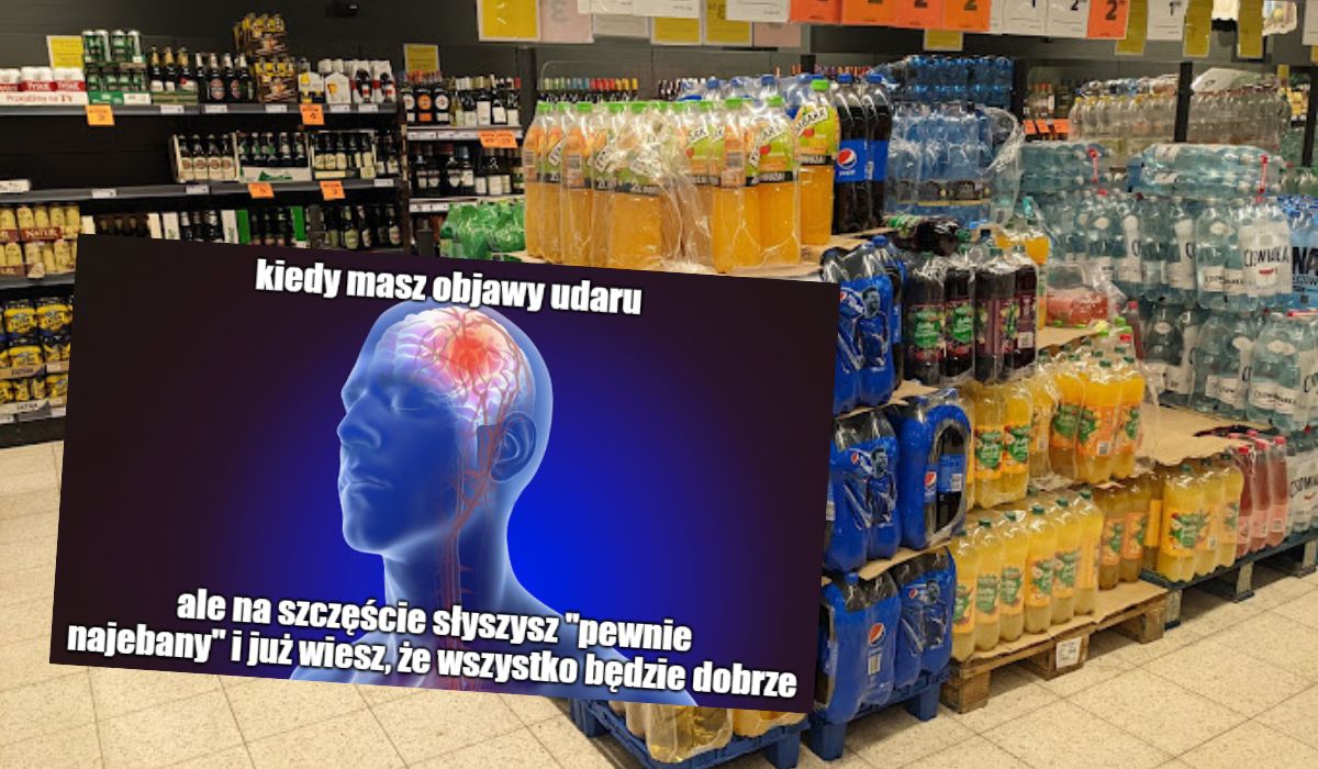 Błonie: mężczyzna miał udar, ale ponieważ kupował wódkę, to został wyprowadzony i zostawiony