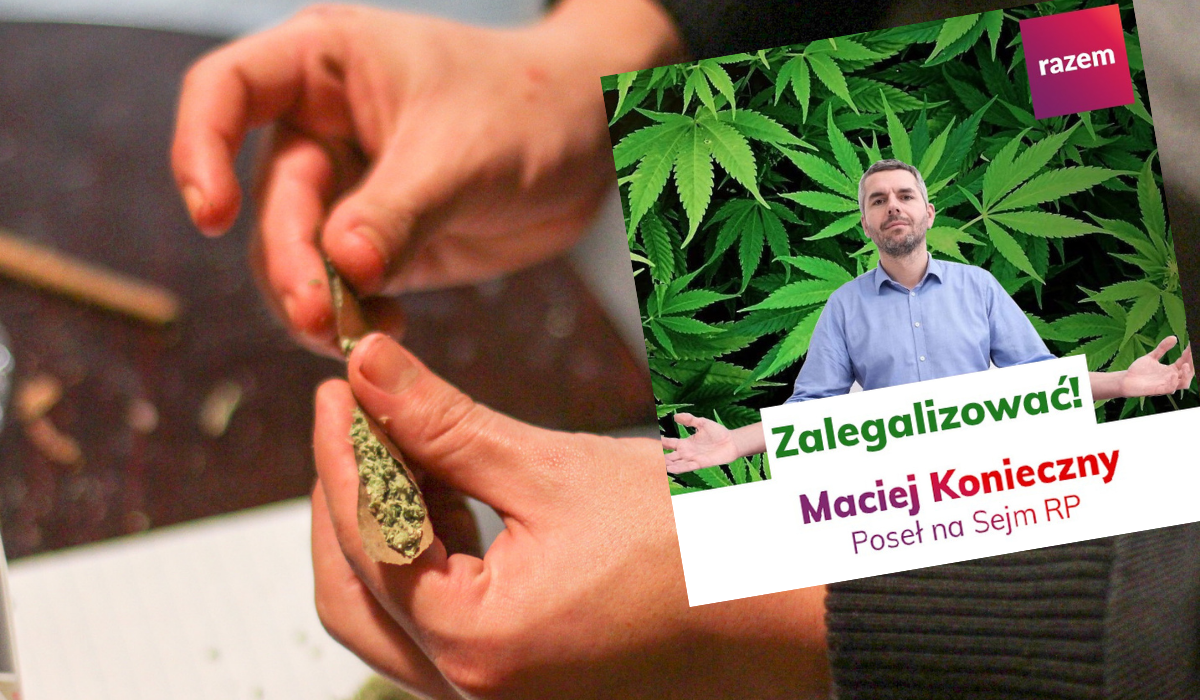 Poseł Konieczny: nie ma żadnego powodu, aby karać w Polsce osoby za zapalenie blanta