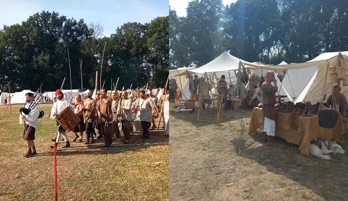 Grzybowo: na pikniku historycznym faceci przebrani za wojów wyrzucili urzędnika skarbówki