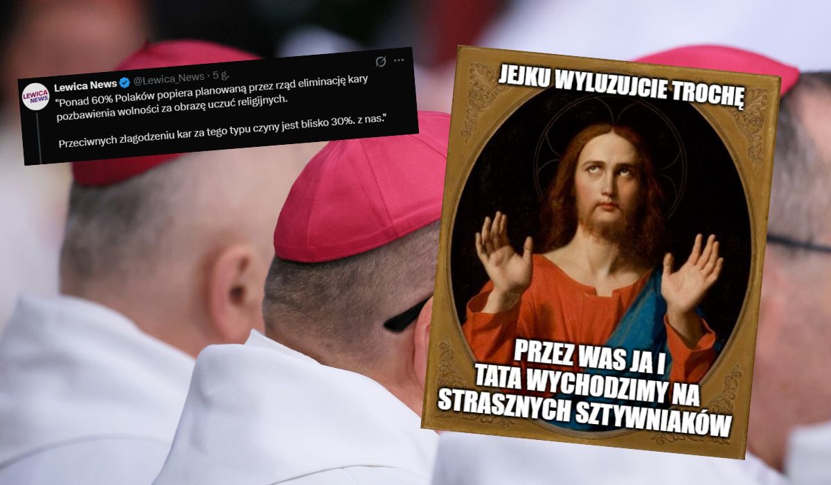 Sondaż: większość uważa, że obraza uczuć religijnych nie powinna grozić więzieniem