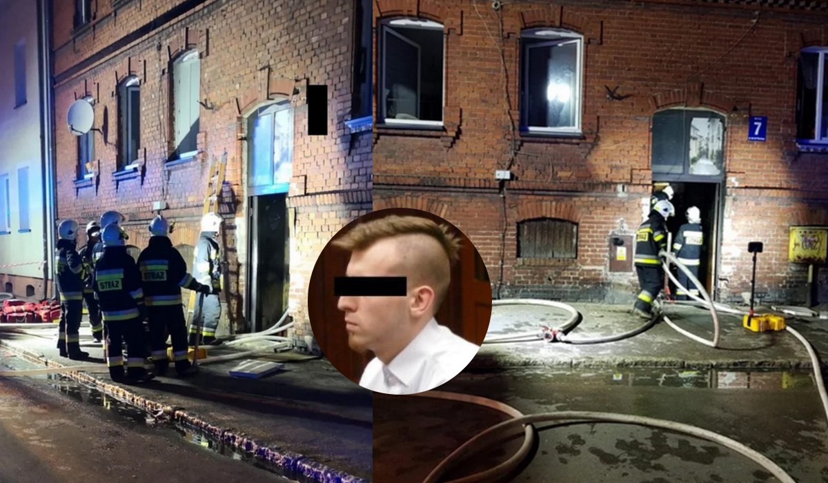 Lębork: facet, który podpalił kamienicę swojej dziewczyny, jednak dostanie 25 lat zamiast dożywocia
