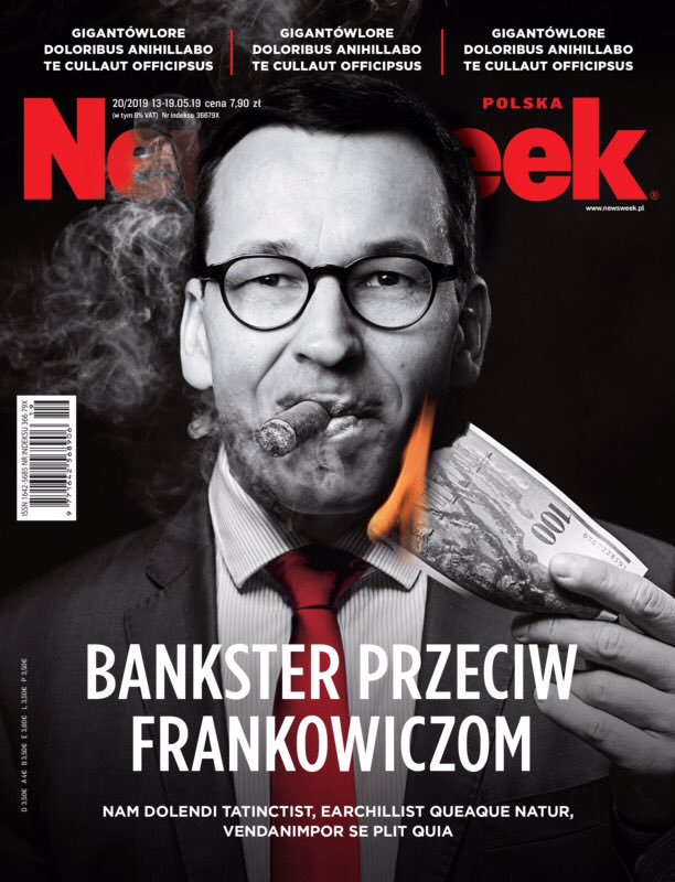 Newsweek o Morawieckim: bankster przeciw frankowiczom