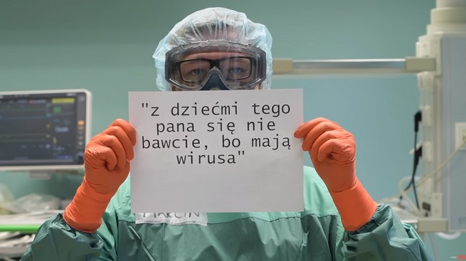 Kampania lekarzy z Zielonej Góry przeciwko hejtowi. "Ratuję życie - nie zarażam"