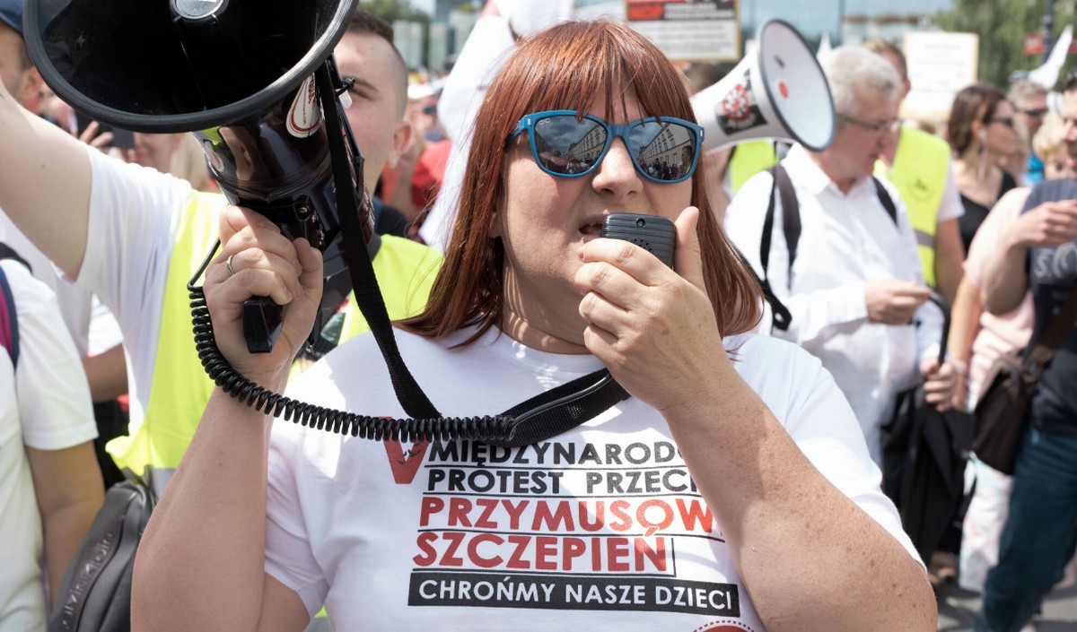 Justyna Socha zawinięta przez policję, chciała wejść na festiwal tylko dla zaszczepionych