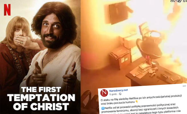 Narodowcy.net cieszą się z ataku na Netflixa w Brazylii, bo w jednym z filmów Jezus jest gejem