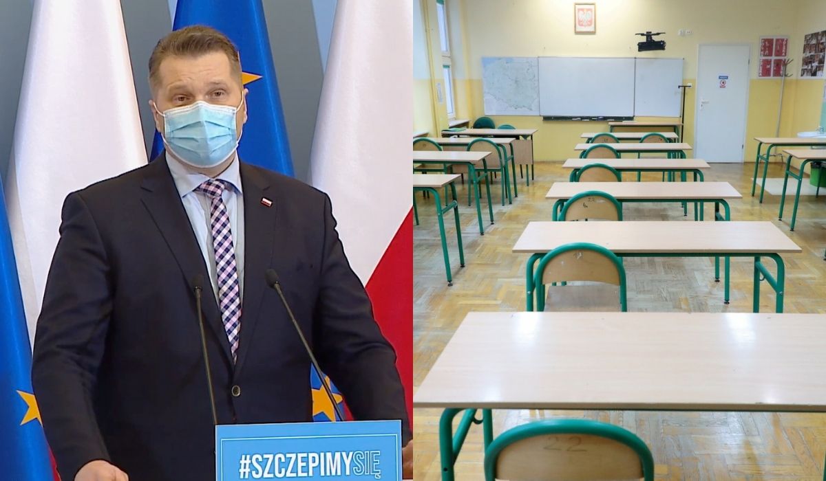 Minister Czarnek potwierdza, że powrotu do szkół na razie nie będzie