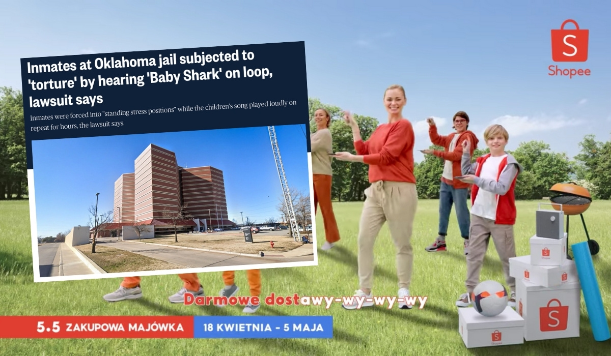 Przypominamy, że więźniów w USA torturowano piosenką użytą w reklamie Shopee