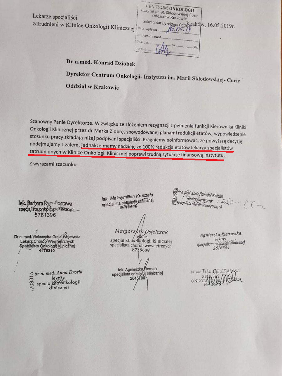 Onkologia w Polsce już naprawiona