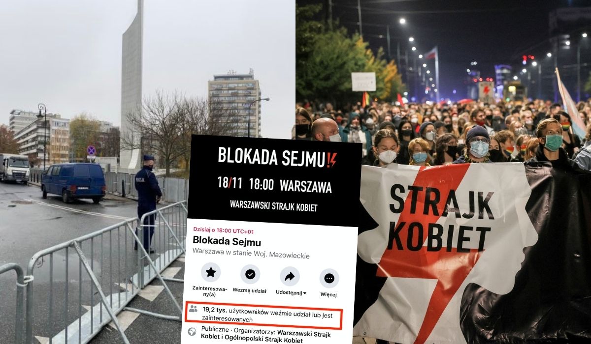 Warszawa: tysiące osób wybiera się na spontaniczny spacer pod Sejm