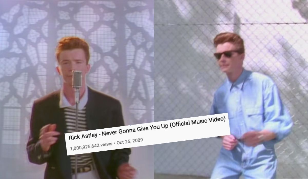 Używane do trollingu od 2007 "Never Gonna Give You Up" zaliczyło miliardowe kliknięcie