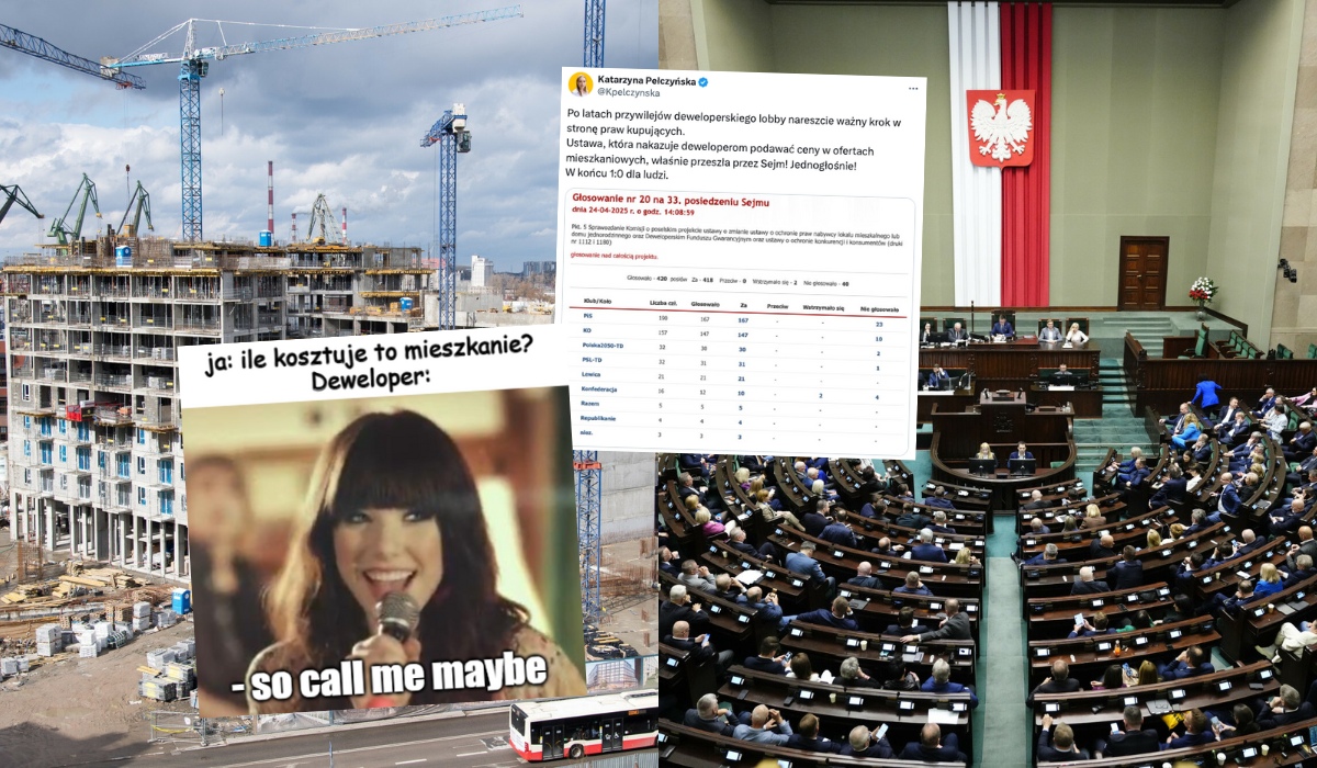 Sejm zdecydował, że deweloperzy będą musieli ujawniać ceny mieszkań, bo teraz raczej wolą je ukrywać 