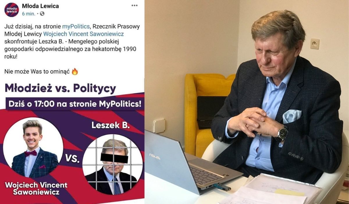 Młodzieżówka Lewicy o Balcerowiczu: "Mengele gospodarki", teraz przepraszają