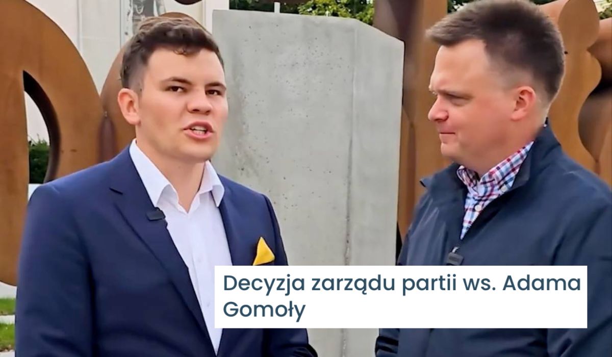 Poseł Gomoła już nie zawieszony, ale wykluczony z partii Hołowni w związku z poważnymi zarzutami