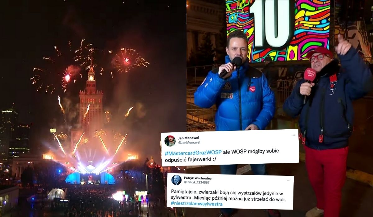 Owsiak przeprasza za fajerwerki na finale WOŚP i mówi, że to już ostatni raz