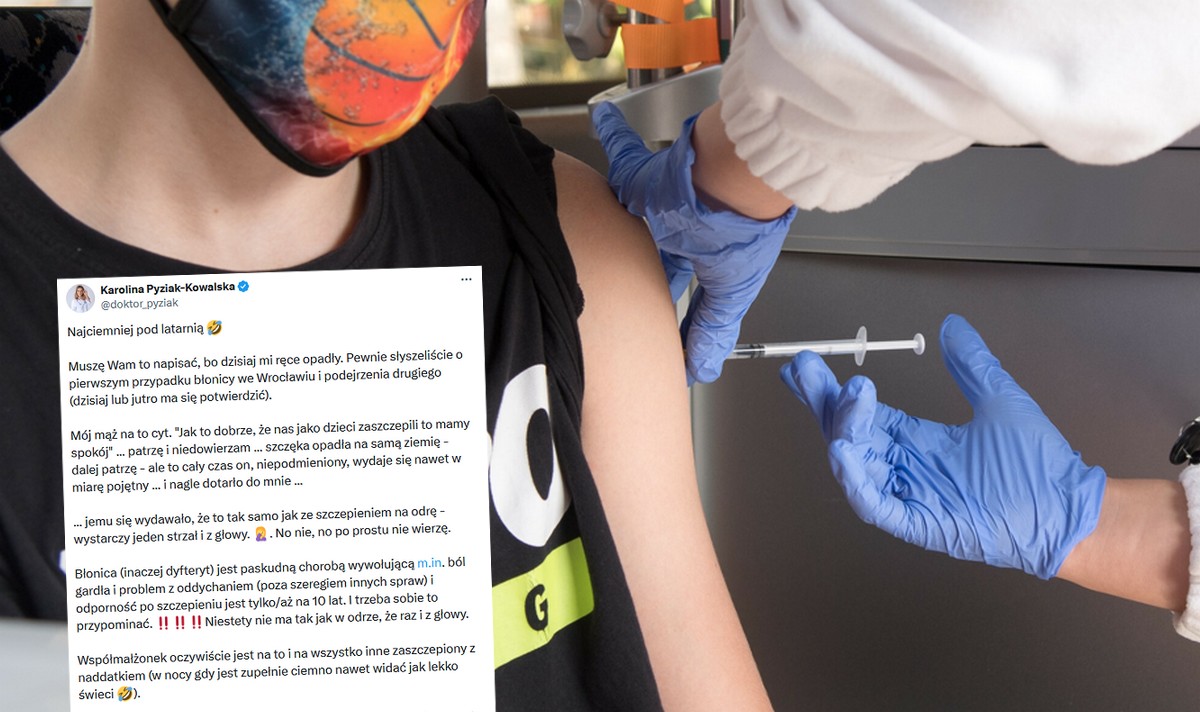 Lekarka: dorośli nie mają pojęcia o tym, że powinni się szczepić, w tym mój mąż
