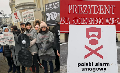 Demonstracja antysmogowa w Warszawie: "Chcemy oddychać"