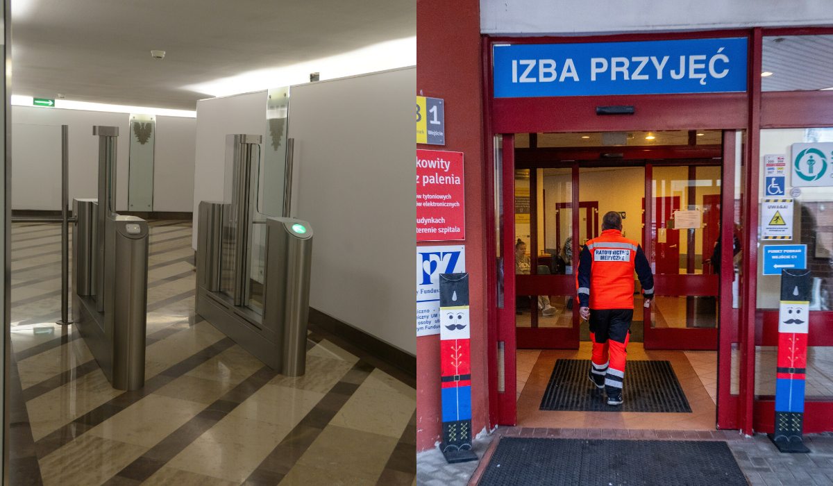 Rząd planuje umieścić bramki i detektory metali w szpitalach, tak na wszelki wypadek