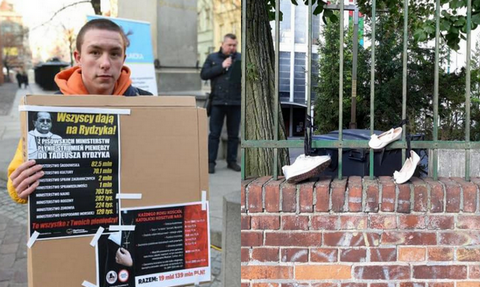 Licealista protestował przeciwko pe*ofilii w Kościele. Postawiono mu zarzuty
