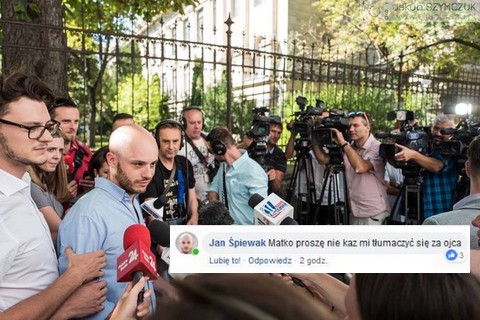 Śpiewak: matko, nie każcie mi się tłumaczyć za ojca