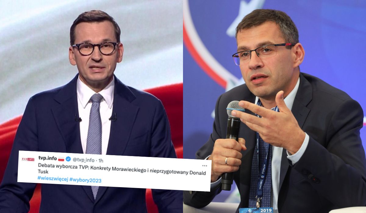 Ekspert TVP: debatę wygrał premier Morawiecki, walczył w trudnych warunkach