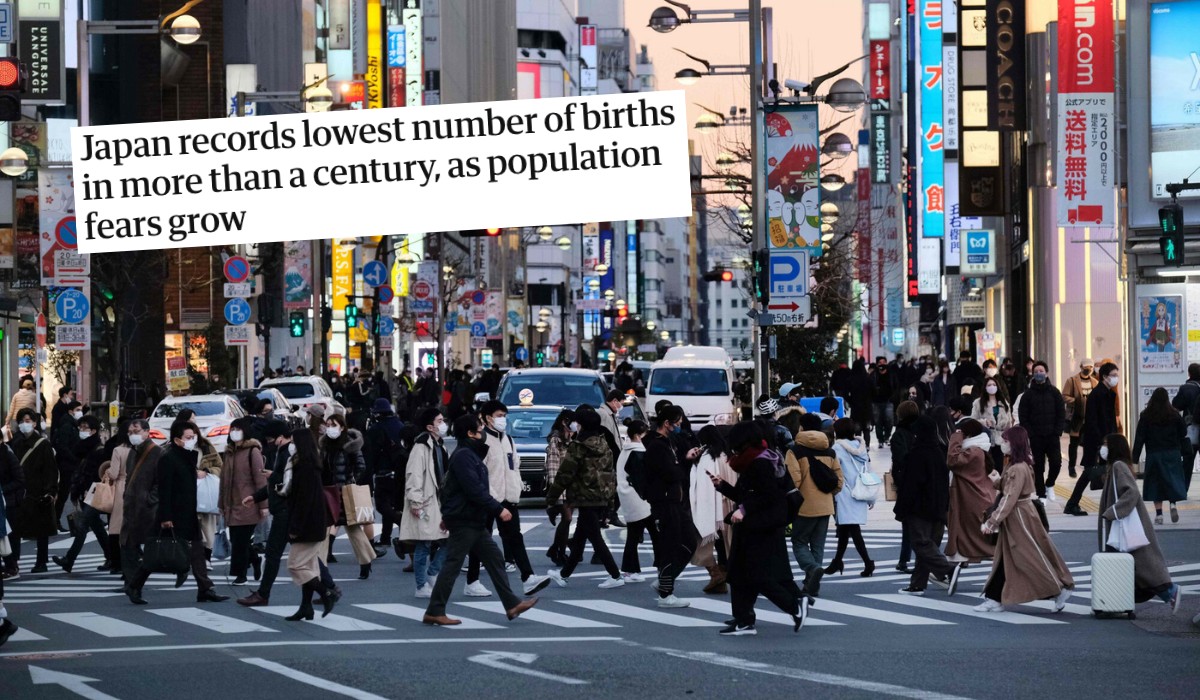 Japonia: dzietność spadła dziewiąty rok z rzędu, nowy rekord kryzysu demograficznego