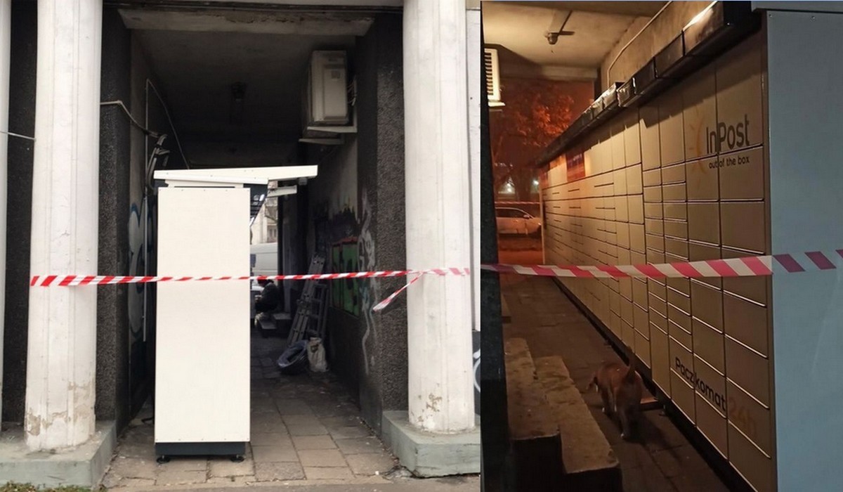 InPost zdemontował słynny paczkomat, który stanął w warszawskiej bramie
