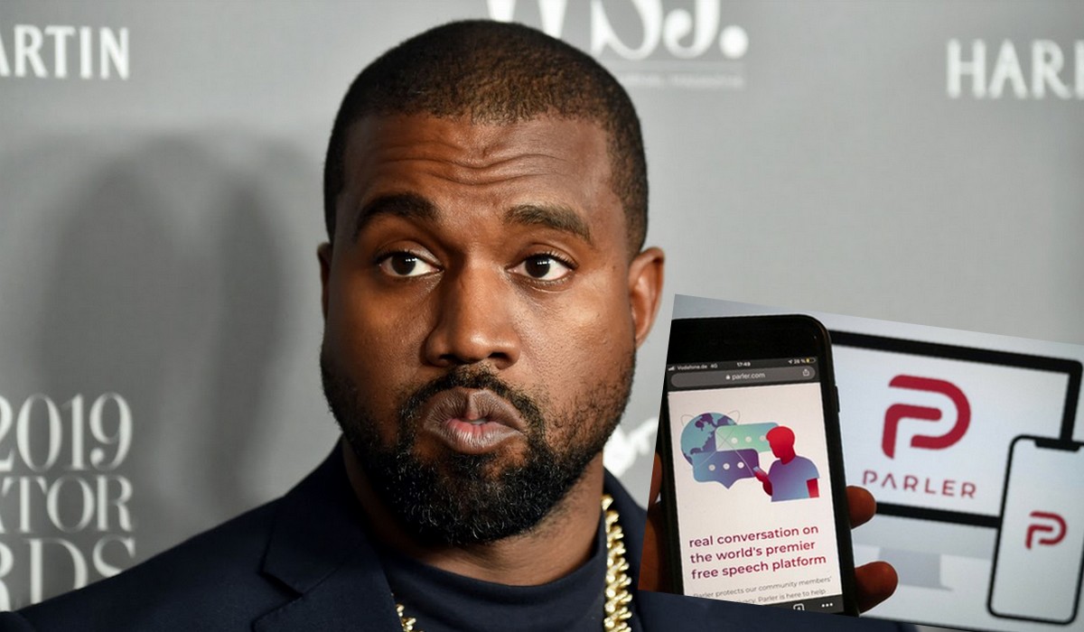 Kanye West, sfrustrowany banami, próbuje mieć własne social media i kupuje platformę Parler