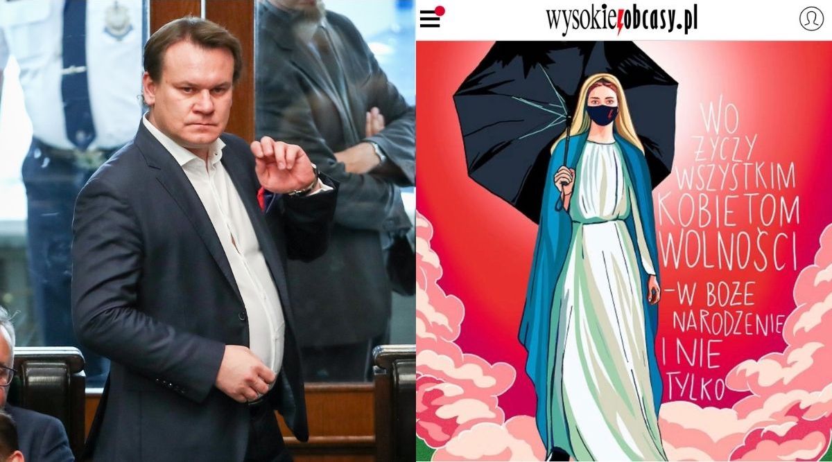 Europoseł Tarczyński oburzony grafiką "Wysokich Obcasów", zawiadamia prokuraturę