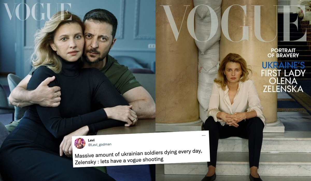 Sesja zdjęciowa Zełenskich dla Vogue'a nie spotkała się z życzliwym przyjęciem: "że też mają na to czas"