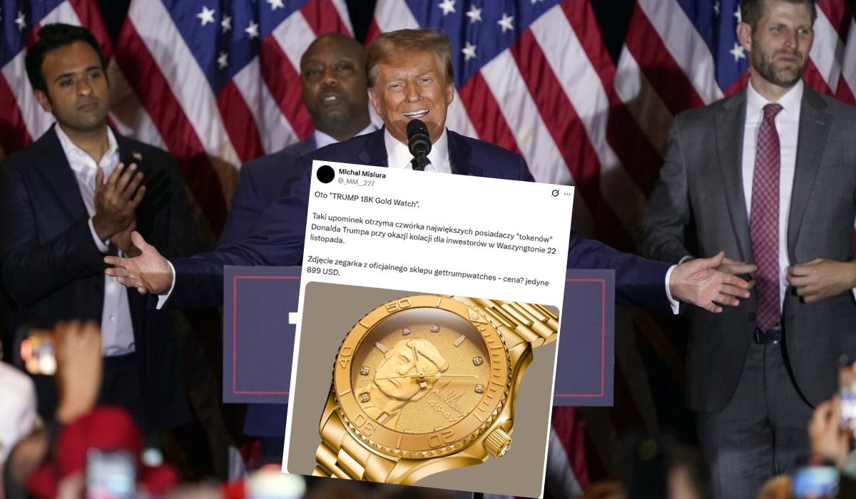 Najwięksi inwestorzy w kryptowalutę Trumpa stracili na niej prawie wszystko, ale dostaną Trumpozegarki
