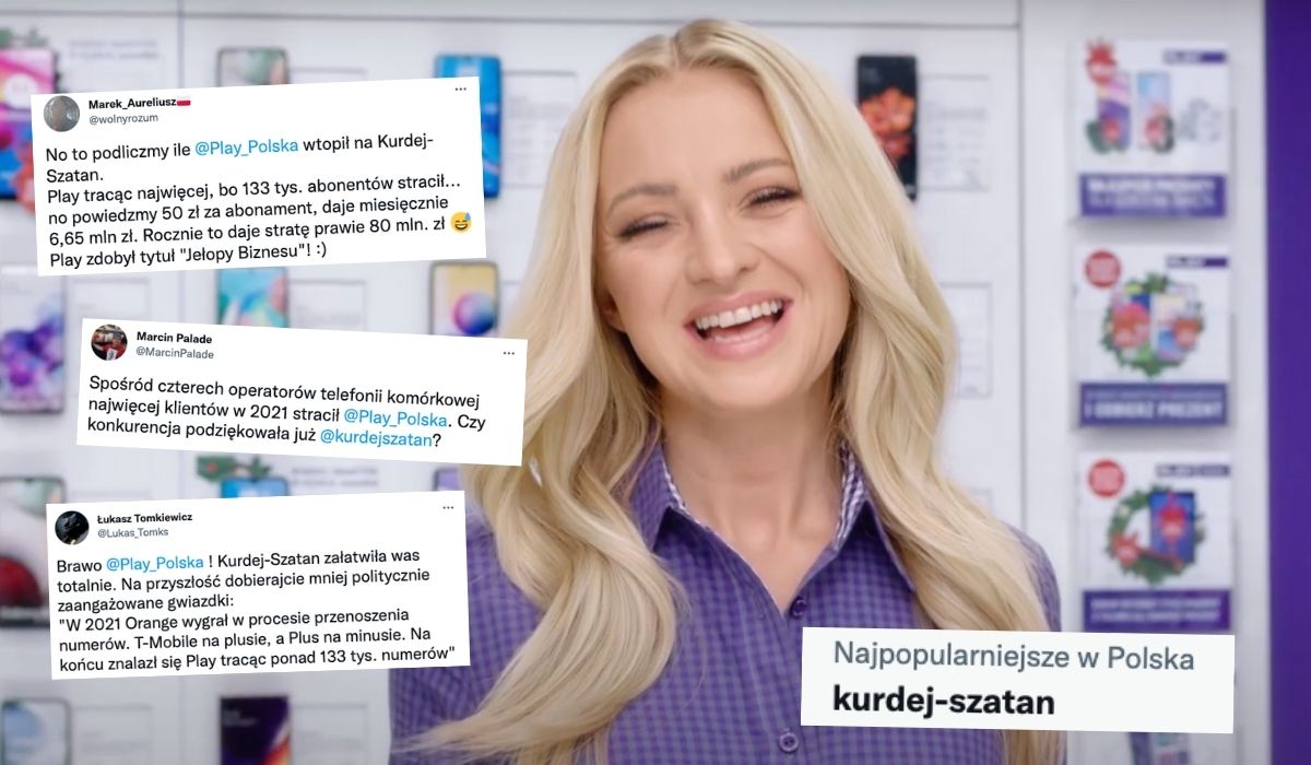 Play stracił w ciągu roku 133 tysiące numerów, niektórzy twierdzą, że to przez wpis Kurdej-Szatan