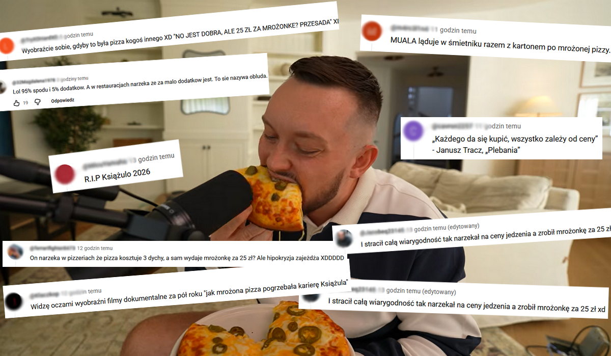 Książulo wypuścił mrożoną pizzę za 25 zł w Żabce i teraz się tłumaczy 