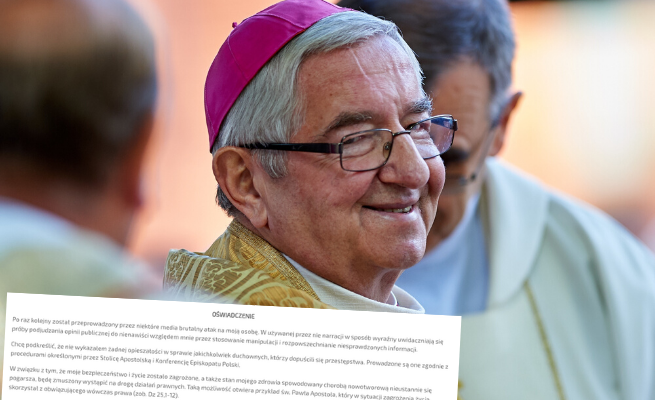 Arcybiskup Głódź: media przeprowadzają brutalny atak na moją osobę