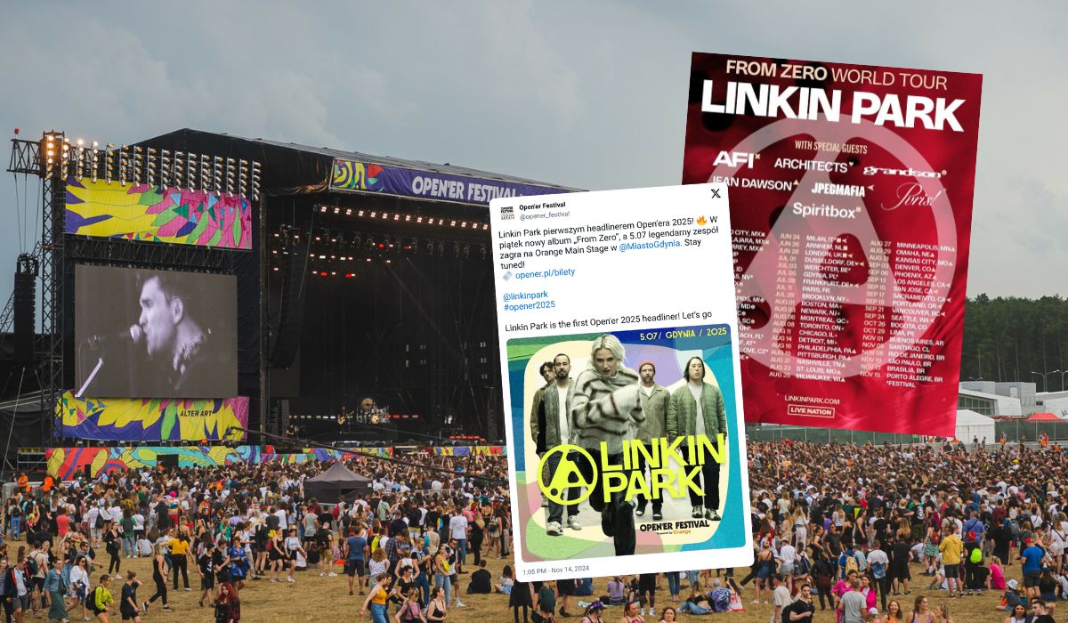 Linkin Park z nową wokalistką headlinerem Openera w 2025 roku