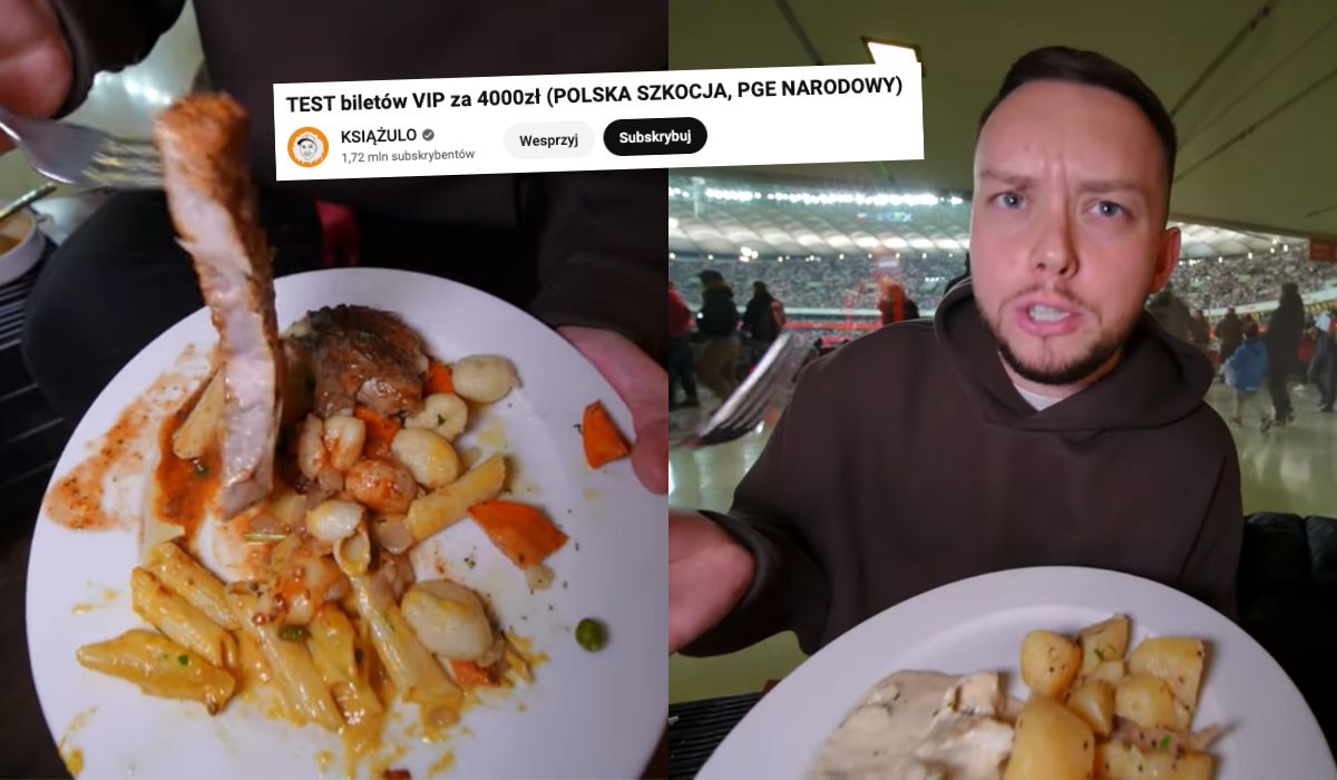 Książulo poszedł degustować w strefie VIP na Narodowym i powiało biedą