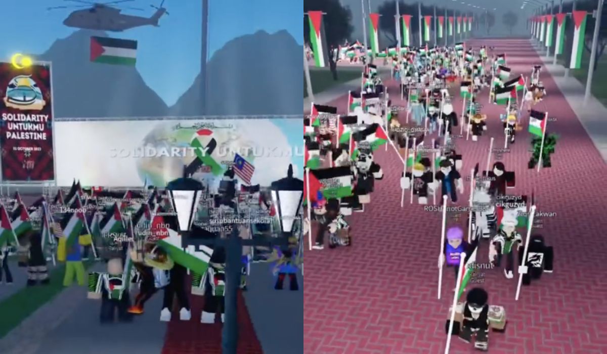 Propalestyńskie protesty odbyły się nawet w Robloxie