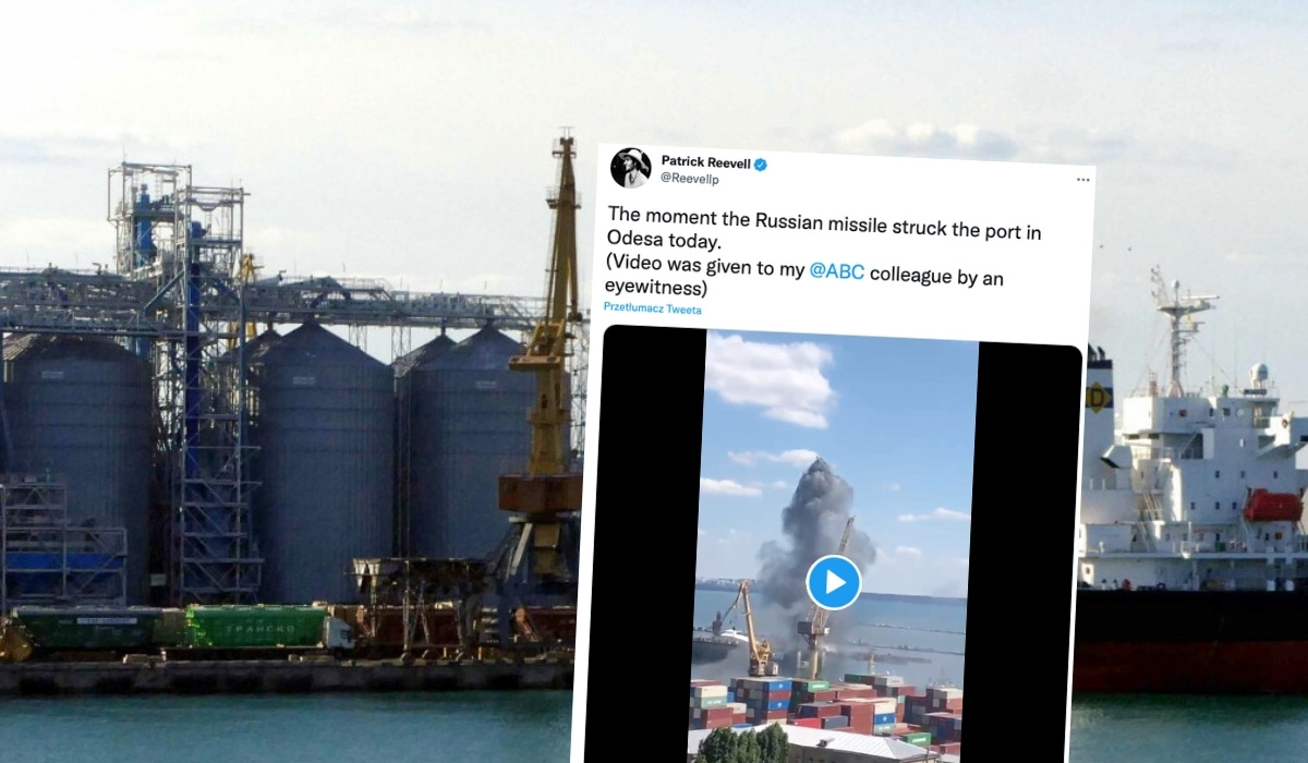 Rosja już złamała ustalenia dotyczące eksportu ukraińskiego zboża i ostrzelała port w Odessie
