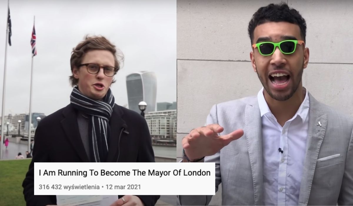 Londyn: youtuberzy startują w wyborach na burmistrza i sprawdzają, czy suby zmienią na głosy
