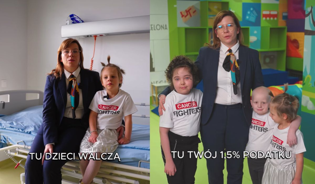 Pani Basia z viralowego hitu zachęca do wsparcia Cancer Fighters 1,5% podatku