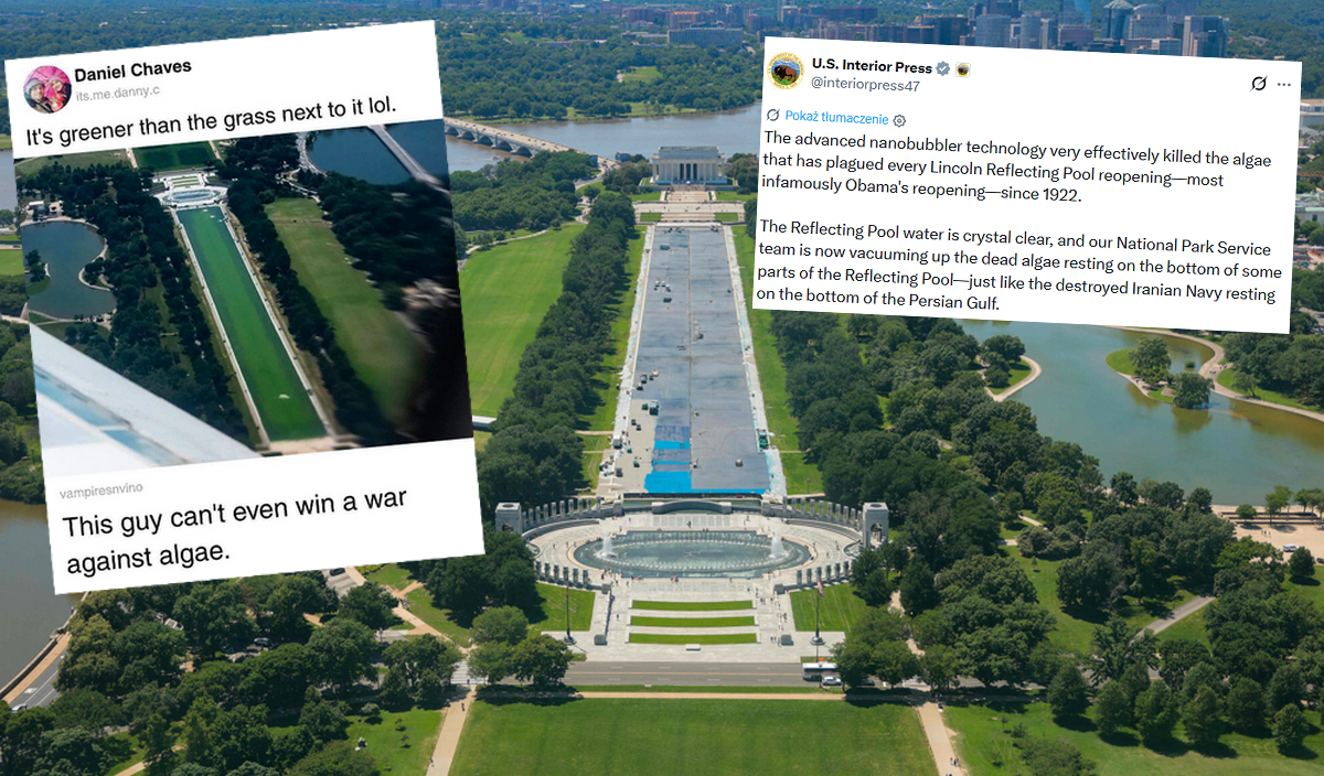 Administracja Trumpa wyśmiewana za kolejną przegraną wojnę, tym razem z algami w basenie