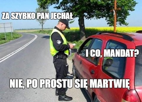 Przez protest policjantów wypisano 3 miliony mandatów mniej