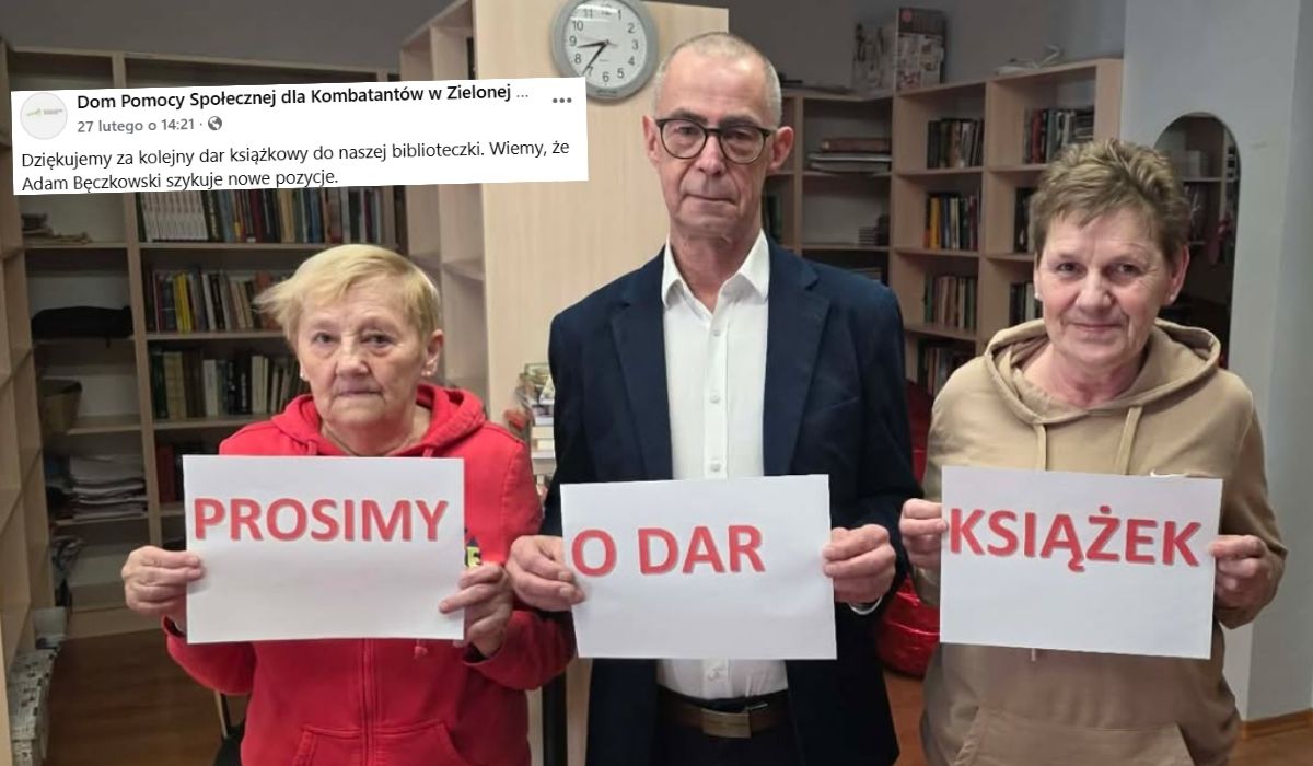 Zielona Góra: dom pomocy społecznej dla kombatantów prosi o podsyłanie książek i akcja ruszyła na całego