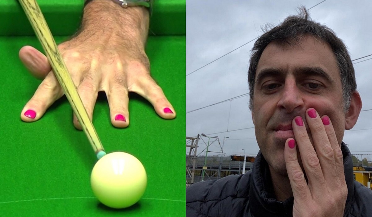 O'Sullivan grał przez cały turniej z różowymi paznokciami, manifestował miesiąc świadomości raka piersi