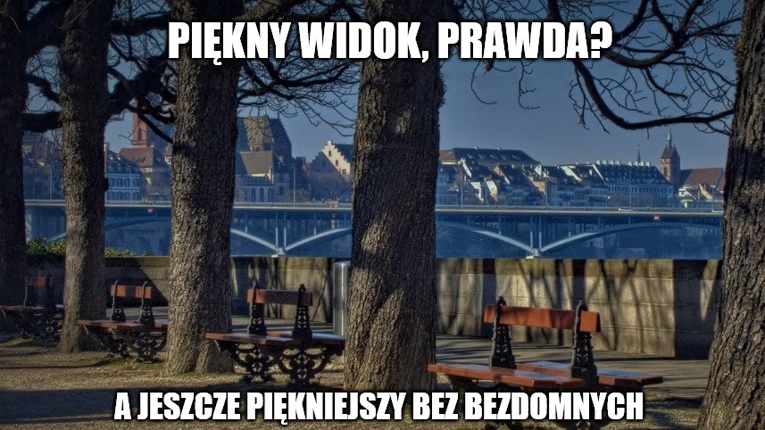 Szwajcarskie miasto oferuje bezdomnym bilet w dowolne miejsce w Europie, jeżeli nie będą wracać