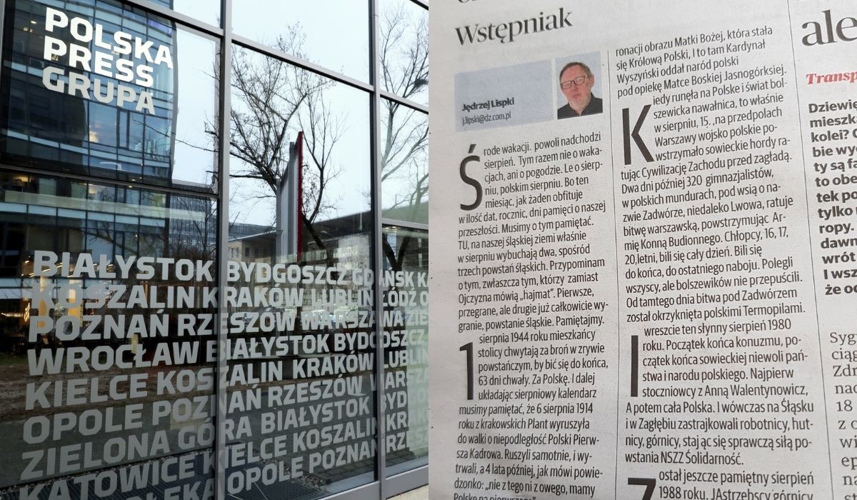 Aż 39 błędów zawiera jeden z tekstów Dziennika Zachodniego, jednego z tytułów przejętych przez Orlen