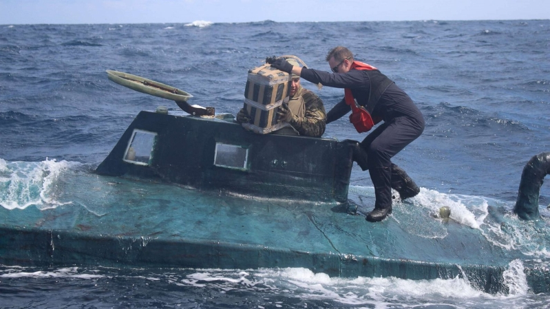 Łódź podwodna pełna kokainy zatrzymana przez Amerykańską Straż Przybrzeżną
