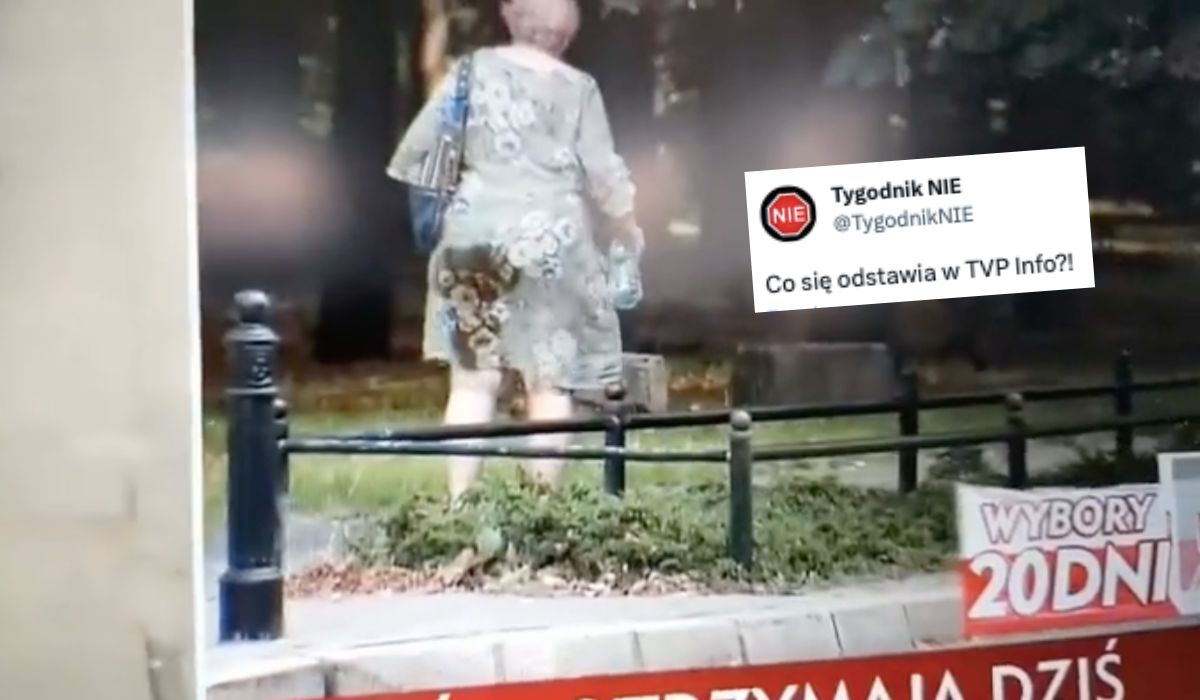 TVP ukarało osobę odpowiedzialną za niezbyt stosowne kadry ze starszą panią
