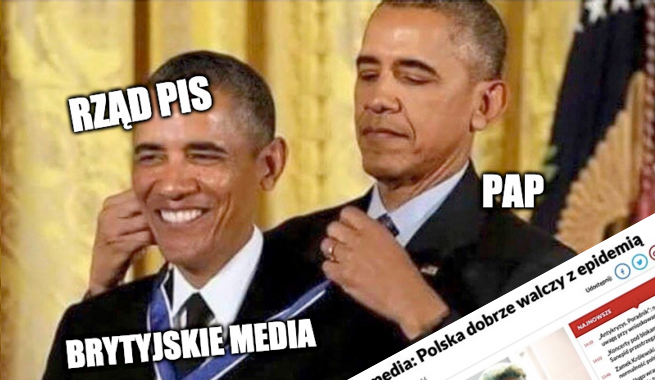 TVP donosi, że chwalą nas "brytyjskie media", ale te brytyjskie media są własnością PAP