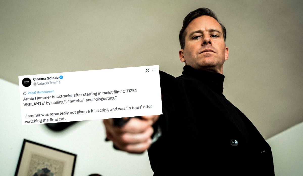 Gwiazda Citizen Vigilante dystansuje się od filmu i tłumaczy, że ma trudną sytuację zawodową